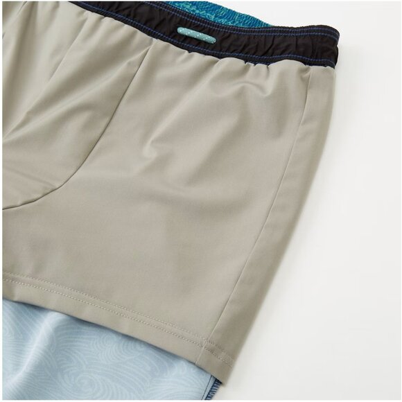 Blue Patterned Men Shorts Hybrids - Picture 4 of 11